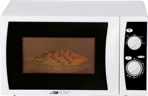 Clatronic MW 771 Mikrowelle / 17 L / 700 W / weiß / Timer / 5 Leistungsstufen