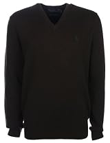 Ralph Lauren Mens Lambswool Sweater Brown