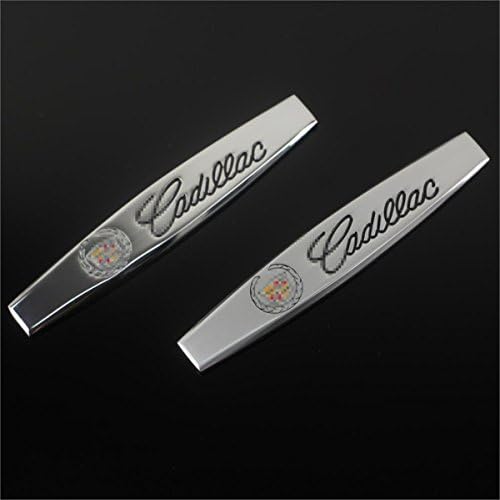 AutoSunShine 2 Pcs Car Emblem Side Fender Badge Decal Rear Bumper Trunk Sticker Decorative Standard Auto Stickers for VW Volkswagen R Toyota Jeep Jaguar Cadillac Lexus