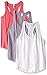 Clementine Apparel Racerback Tank Tops for Women Activewear Running Gym 3 Pack