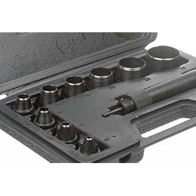SE Hollow Punch, 9pc w/Case Center