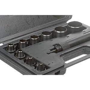 9 pc SHARP HOLLOW PUNCH TOOL SET for LEATHER and GASKET 3 16 - 1-1 4 by 