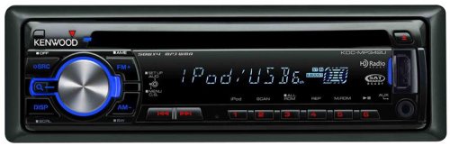 Kenwood KDC-MP342U WMA/MP3 CD Receiver with Satellite/HD Radio/Bluetooth Ready Front Panel USB/AUX Input