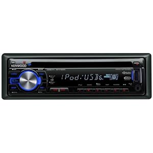 Kenwood KDC-MP342U WMA/MP3 CD Receiver with Satellite/HD Radio/Bluetooth Ready Front Panel USB/AUX Input