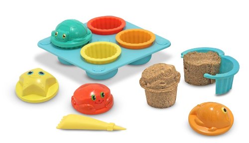Melissa & Doug Sunny Patch Seaside Sidekicks Sand Cupcake Set Melissa & Doug Sunny Patch Seaside Sidekicks Sand Cupcake Set