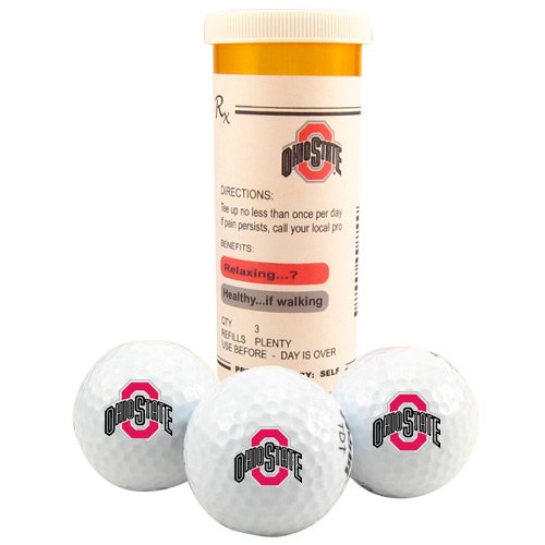 Ohio State Buckeyes Rx 3-pack Golf Balls
