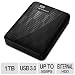 Western Digital My Passport 1 TB USB 3.0 Portable Hard Drive - WDBBEP0010BBK-NESN (Black)