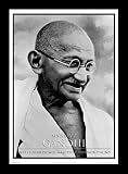 Gandhi (Whole World Blind) Framed Art Poster Print - 24