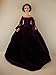 Stunning Gown in Purple with Velvet Skirt and Shimmery Bodice Made to Fit Barbie Doll
