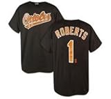 Men`s Baltimore Orioles #1 Brian Roberts Name and Number Tshirt - 2XL