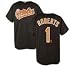 Men`s Baltimore Orioles #1 Brian Roberts Name and Number Tshirt - 2XL