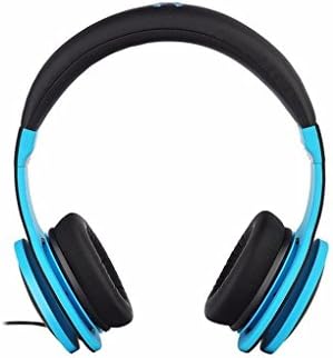 Monixibi HD-MI Stereo New Xbox One PS4 Cell Phone Headsets, Gaming Headset Headphone with Mic for Ipad Iphone Ipod Tablet Android Music Player Imac(Blue)