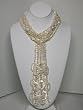 HinsonGayle Glamour Collection "GLORIA" White Triple Strand Cultured Pearl Lariat Necklace