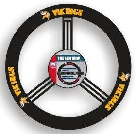 Minnesota Vikings Leather Steering Wheel Cover