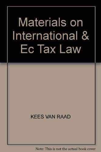 Materials on International & Ec Tax Law