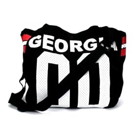 Georgia Bulldogs Black Jersey Messenger Bag