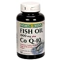 Nature's Bounty Fish Oil and CoQ 10, 50 Softgel (Pack of 2)