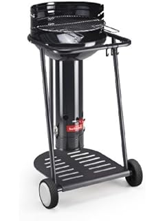 barbecue charbon de jardin sur pied barbecook optima black