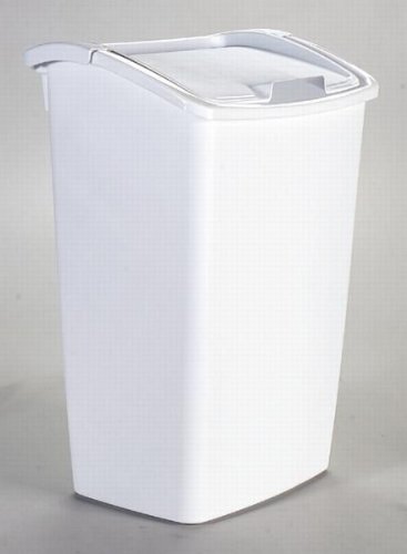 RUBBERMAID INC 2803-00WHT 45QT WHT Wastebasket (6 pack)