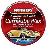 Mothers 05550 California Gold Natural Pure Carnauba Wax Paste - 12 oz