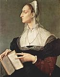 Angelo Bronzino (Portrait of Laura Battiferri) Art Poster Print - 11 X 17
