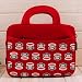 Paul Frank Themed iPad / 10″ Tablet Sleeve with Handles (Red Rows)