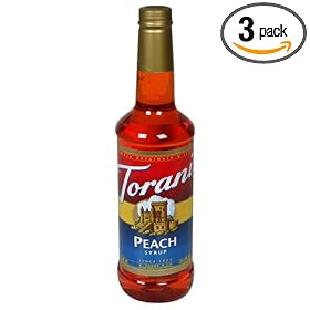 Torani Syrup, Peach, 25.4-Ounce Bottles (Pack of 3)