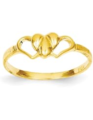 14k Childrens Heart Ring