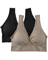 Aenlley Womens Genie Sports Racerback Bra Fitness Seamless Yoga Brassiere