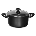 Berndes 011245 Alu-Specials Aluminium Kochtopf antihaft mit Glasdeckel 24 cm, 5,5 l