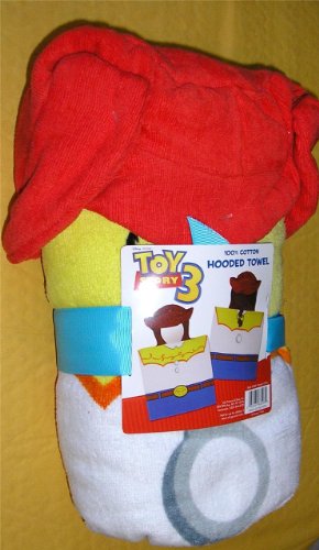 TOY STORY 3 JESSIE HOODED TOWEL