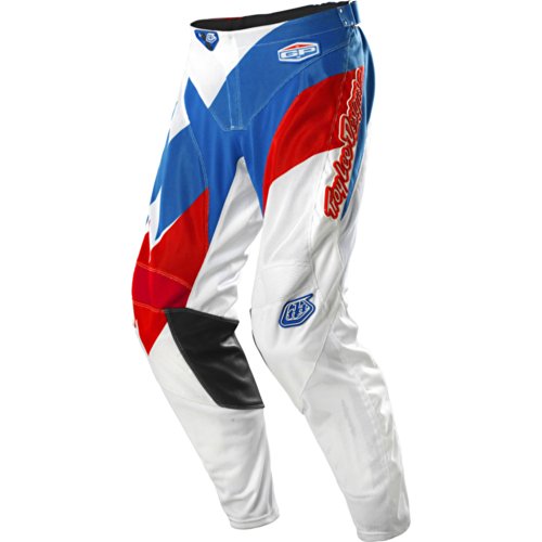 Troy Lee Designs GP Air Astro (Team) Youth Boys Motocross/Off-Road/Dirt Bike Motorcycle Pants - White / Size 26