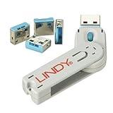 Lindy USB Port Blocker - Pack of 4 Blue (40452)