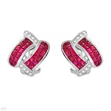 Earrings With 5.80ctw Precious Length 17mm