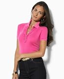 Lauren by Ralph Lauren Petite Shirt, Ashanti Ruffled Placket Polo