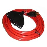 Powermate PA0650193 25-Foot 30 Amp 10 Guage 4 120 Volt Outlet Generator Power Cord