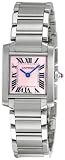 Cartier Women's W51028Q3 Tank Francaise Pink Mother of Pearl Watch