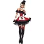 Sexy Card - Womens Queen Of Hearts Sexy Halloween Costumes