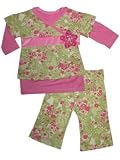 CachCach Infant Baby Girls Kimono Top with Yoga Pant