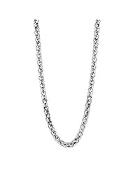 925 Silver Oxidized Popcorn Chain-3.0mm 18 , 20 or 24 IN