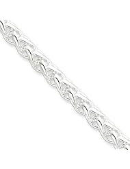 6mm, Sterling Silver, Round Spiga Chain, 30 inch