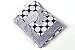 Bacati - Elephants Blue/Grey Plush Blanket 30 x 40 inches