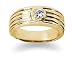 0.15 ctw. Woman's Round Diamond Wedding Band in 14K Yellow Gold