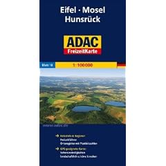 ADAC FreizeitKarte, Bl.18, Eifel, Mosel, Hunsr�ck: Reiseinfo & Register: Freizeitf�hrer, Ortsregister mit Postleizahlen. GPS-geeignete Karte: Sehensw�rdigkeiten, landschaftlich sch�ne Strecken