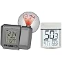 La Crosse Technology COMBO9 Outdoor Window Thermometer/Projection Alarm Combo