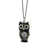 Vintage Style Owl Watch Necklace 29