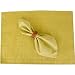 Textured Dijon Yellow Placemats and Napkins