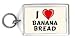 I Love Banana Bread Keychain