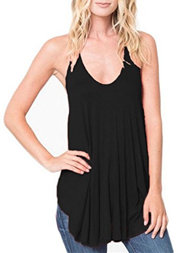 Grace's Secret Women's Sleeveless Racerback Flowy Cami Tank Top