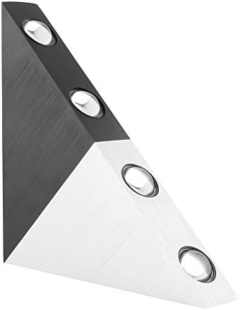 ProDeals 5W Modern Led Wall Light with Chic Aluminium 4000K 5 LED Triangle UFO Style Wall Sconce (Cool white)